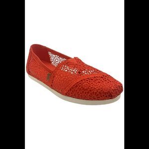 TOMS Women's Alpargata Classic Loafers Flats Flame - Medium